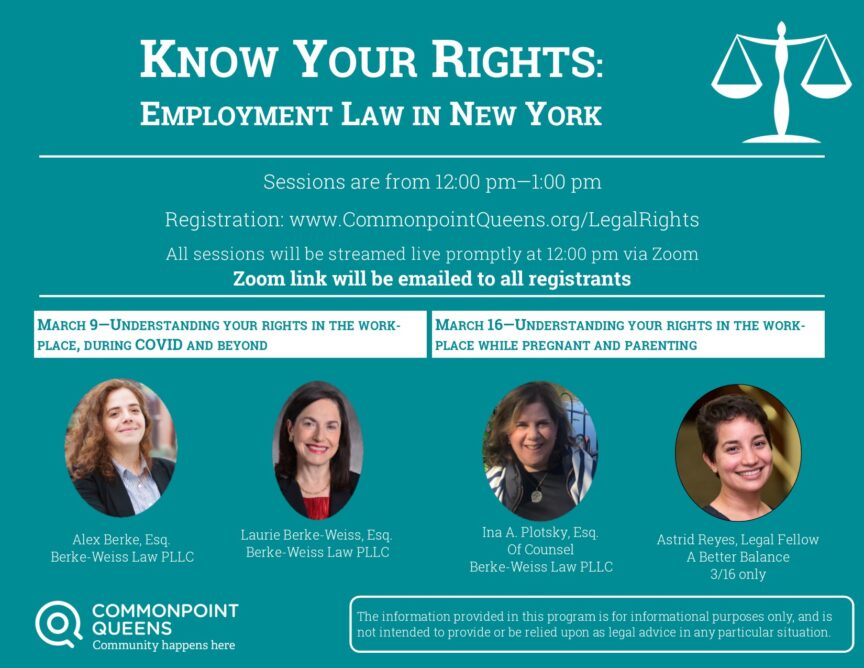 Know Your Rights: Employment Law in New York - Commonpoint