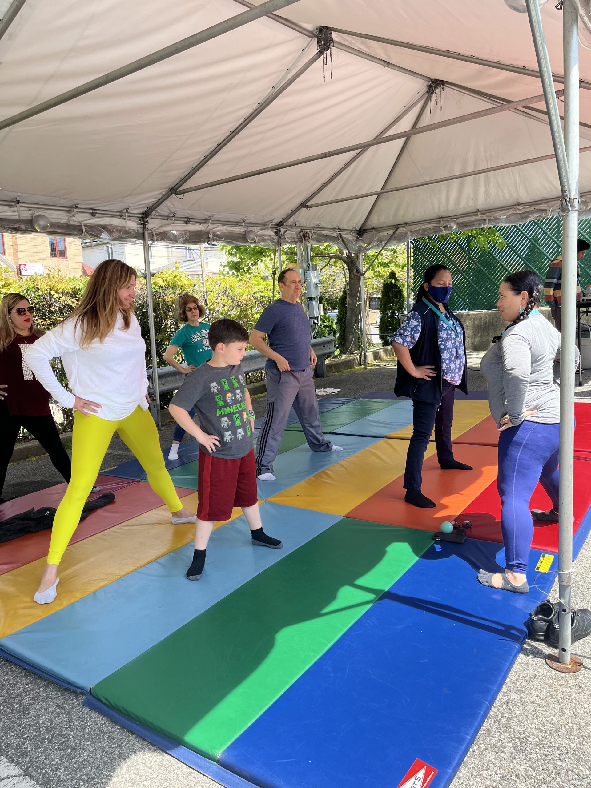 catherine yoga class spring into health