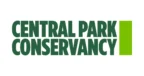 Central Park Conservancy logo with bold green text and a vertical green rectangle on the right side, celebrating its partnership with Ladders for Leaders.